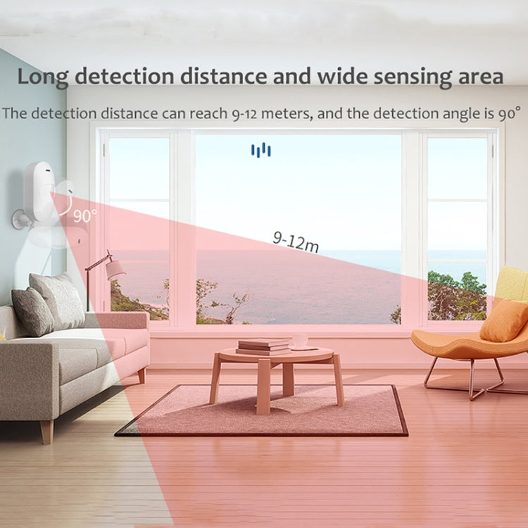TUYA APP Control Wireless PIR Motion Sensor Alarm WiFi Motion Detector, Tuya WiFi TUYA APP Control Wireless PIR Motion Sensor Alarm WiFi Motion Detector, Tuya WiFi
